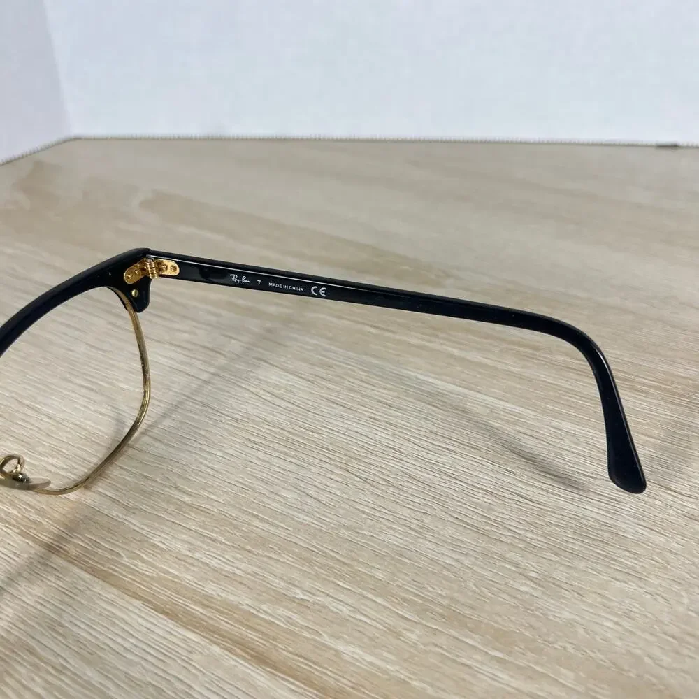 Ray-Ban RB3016 Clubmaster W0365 Sunglasses FRAMES ONLY Polished Black 49-21-140